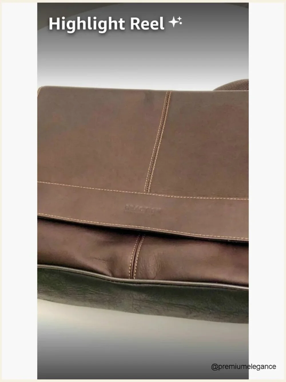 Full-Grain Colombian Leather Messenger Bag Fits 15.6